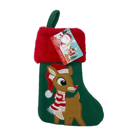 Rudolph The Red-Nosed Reindeer Mini  Christmas Stocking - Picture 1 of 1